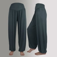 Ženske hlače Ležerne prilike plus veličina Baggy Wide Ležerne prilike Yoga dugi pant Modni elastični