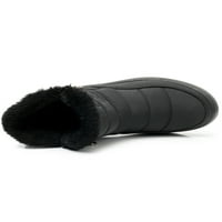 Wazshop ženski zimski čizmi plišani obloženi topli čizme Comfort čizme za snijeg casual fau fur glettie