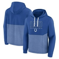 Muške fanatike marke Royal Indianapolis Colts Uspješan pulover Hoodie