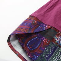 Ženska posteljina u širokoj nozi Ljetne casual harema obrežene pamučne i posteljine note Molimo kupujte