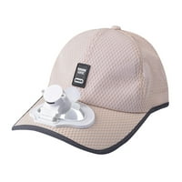 Bejzbol hat ljetni ventilatorski hlađenje USB punjenje zasebne sjene za sunčanje bejzbol kapa