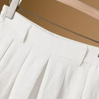 Oieyuz ljetne hlače za žene za žene TorgGy elastične pantalone sa nazivim širokim pantalonama za noge