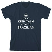 Ne mogu smiriti moju suprugu je brazilska muška košulja - ID: 891