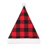 Bobasndm Nova godina Santa Claus kostim božićni pladnik šešir za djecu kućni ukras