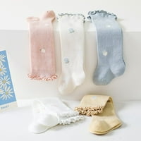 Esaierr novorođenče duge čarape, djevojke za dijete Proljeće ljetne tanke prozračne čarape, djevojke
