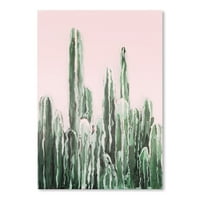 AmericanFlat Cactus na ružičastoj boji Tanya Shumkina Poster Art Print