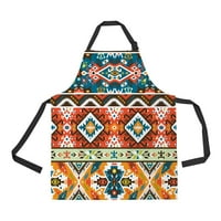 Šareni plemenski stil pregača kućna kuhinja pregača sa džepovima