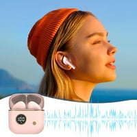 Giligiliso Bluetooth slušalice sa LED digitalnim ekranom bežične ušice Bluetooth 5. Slušalice za uklanjanje buke Sportske slušalice sa mikrofonom za poklon