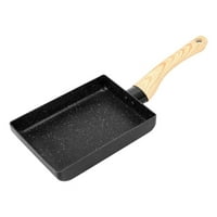 PAN PAN Tamagoyaki Omelette Black Ne-Stick Pan Fry Jaje Palačinka kuhinja Pot samo za plinski štednjak-crni