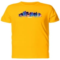 Šareni milan City Skyline majica Muškarci -Image by Shutterstock, muški X-veliki