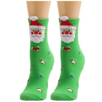 Utoimkio Clearence ženske božićne čarape Veličina 9- Žene Slatki božićni vintage tisak Debljine čarape
