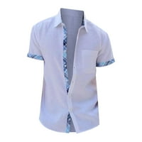 FETERNAL muške ljetne kratke vitke modne majice za muške košulje za muškarce