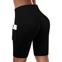 Ženski džepovi visokog struka Držetke kratke hlače za obuku za trening trčanja