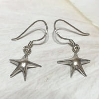 Prekrasna naušnica Havajske zvijezde, sterling srebrna zvijezda Fish Dangle Minđuše, e Valentine Rođendan Mom Žena Djevojka Day, otok Nakit