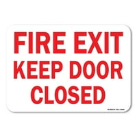 Decal - izlaz požara držite vrata zatvorene