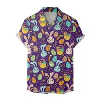 Muška modna bluza Top Tropic Style Print Hawaii Ljetna košulja Muške modne Ležerne prilike Uskrs 3D
