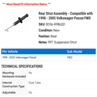 Sklop zadnjeg nosača - kompatibilan sa - Volkswagen Passat FWD 2004