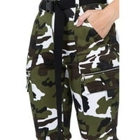 Tking Modne ženske hlače High Scaist Slim Fit Jogger Cargo kamuflažne hlače za sa odgovarajućim hlačama