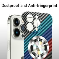 Allytech za Apple iPhone magnetni poklopac kućišta, bežični punjenje fotoaparat zaštitnik ultra tanki fit karbonska vlakna lagana futrola za telefon za Apple iPhone - šareni