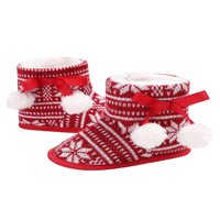 Jedno otvaranje božićne čizme za snijeg protiv klizanja jedini zimski zrno krzno obložene čizme