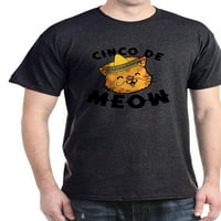 Cafepress - Cinco de Meow Funny Cinco de Mayo Cat Kitt majica - pamučna majica