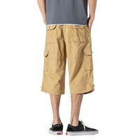 Muški teretni kratke hlače Ležerne prilike sa čvrstim bojama Multi džepa Lagane golf hlače na otvorenom treniranje Jogging hlače