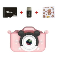 Mini kamera Dječji poklon Dječji digitalni fotoaparat HD 2000W PIXEL prednji i stražnji dvostruki fotoaparat
