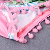 Dječja oblačenja Summer Toddler bez rukava haljina grafička ispis dječje odjeće ružičasta 12-mjeseci
