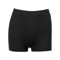 Rygai pletene kratke hlače Slim ljetne vlage apsorpcije sportske kratke hlače za fitness, crna m