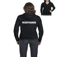 MMF - Ženska dukserica pulover sa punim zip, do žena veličine 3xl - Mustangs