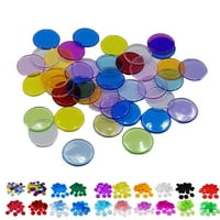 Postavite plastične čipove Multi Color Markers Fun Porodični klub Dječja igra isporuke brojanje matematičkih