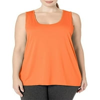 Gomelly Women Plus Plus veličine T majice Boemski tenkovi Dame Baggy Beach Tee Prevelika Cami Orange