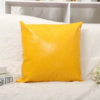 Kućni tekstil FAU kožni jastuk za jastuke bacaju jastučnicu kauč na kauč kućni dekor čvrste boje 45x45