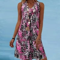 Labave haljine za žene Ljeto Žene Ležerne prilike jednostavne majice Labava haljina plus size Swing