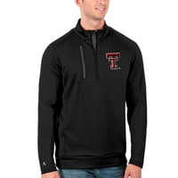 Muška antigua crna Teksas Texac Tech Red Raiders Big & Villa Generation Quarter-Zip pulover jakna
