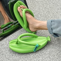 DPYTYSerensio žene Muška papuče Kućni par Cipele u zatvorenom vanjsku papuče od banane Flip flops Ljetna vojska zelena 10.5