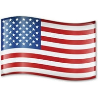 Magnet američkog zastava za zastavu Helecqrin je 15 1 8 napravljen za vozila