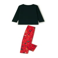 Porodična božićna pidžama Podudarni setovi Božićna obuća za spavanje roditelja-dijete PJS odijelo za