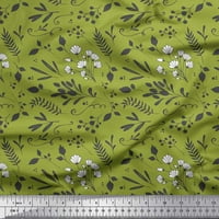 Soimoi zelene pamučne proizvode od pamučne voirane bobice i lišće ispisa šivaće tkanine BTY wide