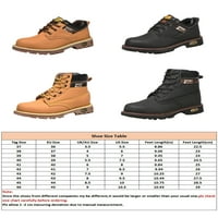 Zodanni mens sigurnosni čizbi čelični pokretni čizme probojne industrijske cipele za muškarce pješačke čizme protiv sudara, srednja gornja crna 10