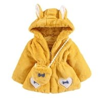 Advicinski kaputi za djevojke Veliki dječji jakni kaputi kaputi duge zip odjeću + kesica zimski crtani