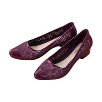 Sandale za uklanjanje za žene Ljeto učvršćene boje izdubljene modne neklizajuće mekane dno ženske cipele