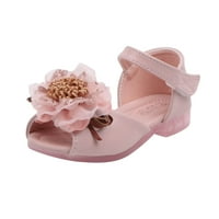 Dječja toddler meke cipele kožne djevojke cvjetne djece princeze cipele za partiju čipke cipele