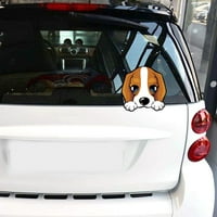 Slatki pas zaviri od reflektiranog automobila za stražnju prozoru naljepnica za prtljažnik automobila