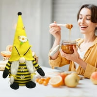 Ukrasi užarenu vedru do lutke Creative Bee Dekorativna lutka pčelinji lutka Festival Desktop Ornament