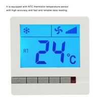 Agatige Termostat, LCD digitalni termostatski kašnjenje za zaštitu kompresora ventilatorskih zavojnica
