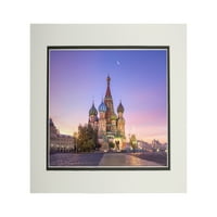 Metalni znak preša sa fenjerom, katedrala Svetog Basilika, Moskva, Rusija