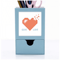Nestatno srce Daj ljubav PIXEL Desk opskrbljuje karatu organizatora