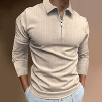 Adviicd Khaki Vlone majice Modna posada Muški modni polo majice kratki rukavi košulja majica Boja Blok