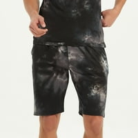Muške hlače Ležerne prilike i ljeto Loase Street Tie-Dye na otvorenom sportove s kratkim hlačama